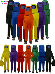 Halloween Costume among Us Space Werewolf Killing Game Program Performance Clothing Childrens Performance Clothes Polyester