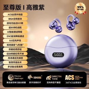 Berlin Sound Bluetooth Ear Clip-On Wireless High Sound Quality Open Design Sports Noise Reduction Long Battery Life Earphones