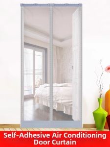 LVSEFENG | Transparent Self Adhesive Magnetic Thermal Insulation Door Curtain