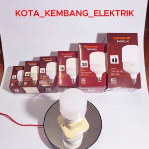 (PROMO) Bohlam Lampu LED BODY BESAR SUNSONIC SHOGUN 5 10 15 20 30 40 WATT / LAMPU BOHLAM MURAH SNI