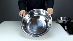 KWE Baskom Stainless Tebal 3PCS Serbaguna Ukuran 20-40cm