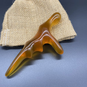 Human Foot Press Scraping Multi-Functional Meridian Massage Stick Facial Pedicure Facial Foot Acupuncture Point Triangle Resin