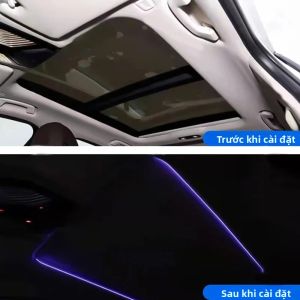 Đèn Viền Nội Thất LED Cho Cửa Sổ Trời BMW 3/4/5 Series G20 G30 G01 G05 X3 X4 X5 X6 X7 iX3 GT7 Series Đèn Trang Trí Cửa Sổ Trời Toàn Cảnh