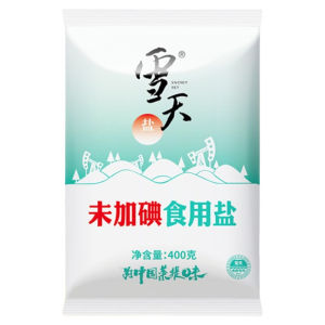Snowy Sky 400g Non-Iodized Mineral Salt for Home Use Well-Packaged Ideal for Cooking and Baking