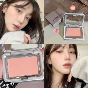 Herorange Matte Transparent Square Shell Cheek Powder Student Affordable Pure Desire Rich Girl Color Cheek Blush Makeup