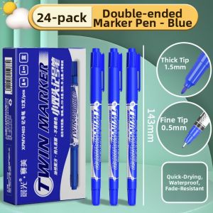 M&G | Black Waterproof Oil-resistant Quick-drying Marking Pen for Art School Use