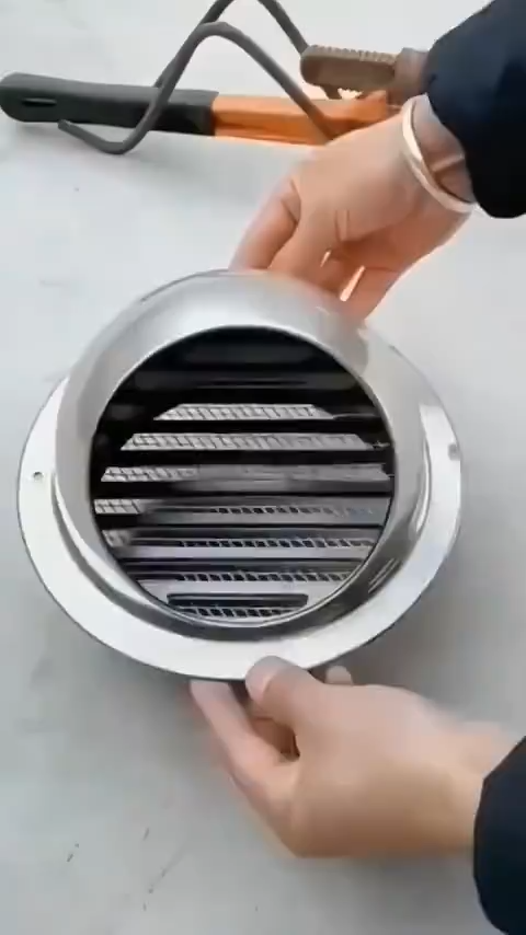 Exhaust cover 304 Stainless Steel Exhaus Hood Ventilation Vent cap Exhaust Cap Range Pipe External Wall Air Outlet Exhaust Coverdaily shipping