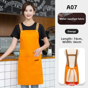 SANMUQINGHE | Custom Printed Waterproof Oil Resistant Kitchen Apron Commercial