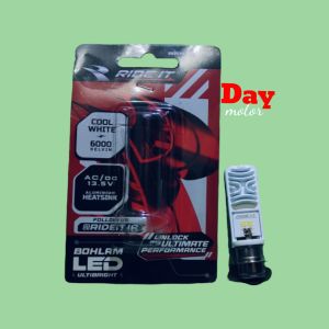 DOP BOHLAM LAMPU DEPAN LED PUTIH SUPER BRIGHT RIDE IT 12V HONDA BEBEK