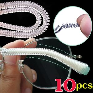 10Pcs Anti Slip Spring Ear Hook Summer Women Men Transparent Elastic Glasses Retainers Daily Soft Comfortable Eye Glasses Accessories