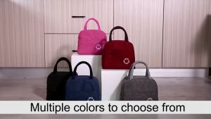 【SHOPLUS】Waterproof Lunch Bag Insulated Lunch Bag Portable Cooler Bag Lunch Box Bag Insulated Lunch Bag Kitchen Food Bag Beg Bekal Makanan Budak Kanak 饭盒保温袋 HL2004