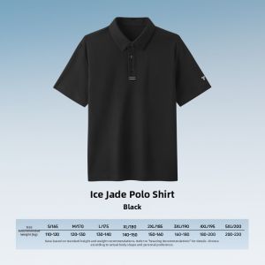 MUZHIBAIXIAOT | Cool Antibacterial 7A Short Sleeve Polo T-Shirt