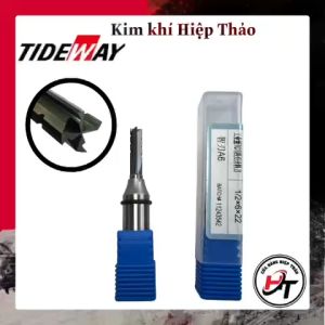 Mũi cắt CNC phay gỗ dao phay 4 cánh me khứa thẳng 6mm TCT Tideway MCCNC-TW4C