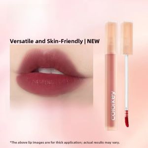 Colorkey Lip Glaze Water Mist Pure Essence P307 Moisturizing Non-Stick Cup Matte Finish O316 Lipstick Colorkey Lip Gloss