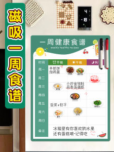 Bảng Kế Hoạch Ăn Uống Dinh Dưỡng Cho Trẻ Mẫu Giáo Và Tiểu Học Bảng Thông Báo Tủ Lạnh Bảng Thông Báo Nấu Ăn