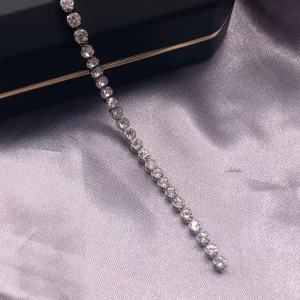 Oxidation Resistant Color Preserving Super a Glass Rhinestone Chain Encrypted Edge Anti Hook DIY Jewelry Decoration Alloy Plated Silver Gold