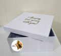 6X6 WHITE Gift Box | Hard Box | Square Box. 