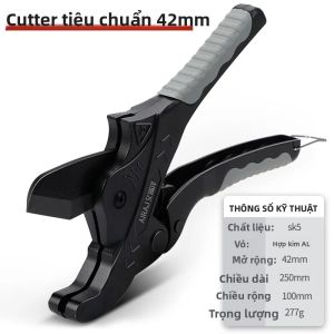 Airaj ống cắt 41/65mm Ống kéo SK5 Vật liệu Ratchet PVC/PU/PP/PE ống cắt kéo dụng cụ cầm tay công cụ sửa chữa