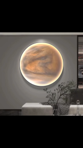 Tranh Đèn Led Mặt Trăng -Mẫu hot nhất 2025 -Treo Phòng Ngủ -Phòng khách Decor quán cửa hàng tạo điểm nhấn