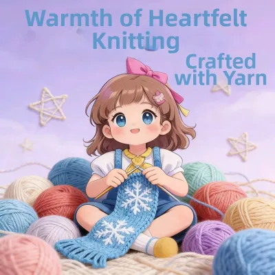 Gradient Dye 4-ply Milk Cotton Yarn