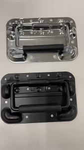 T.Z. ราคาต่อ 1 ชิ้น มือจับสปริงเบ้าลอย อุปกรณ์แร็ค รุ่นนี้ไม่เจาะไม้ ที่จับแบบพับได้อุตสาหกรรม flight case handle