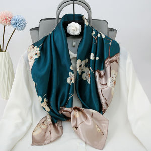 Makayo ผ้าพันคอ ผ้าคลุมไหล่ สไตล์โบฮีเมียน ไหล่ ผ้าพันคอ Silk Scarf