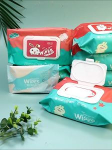 80Pcs/pack Baby Wipes Organic Baby Wipes 99% Water Hypoallergenic Wet Wipes for Baby Non-Alcohol Wet Wipes