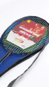 Esco Raket Badminton Set 2 Pcs Dengan Cover Jaring (ES-8182)