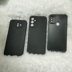 Softcase Xiaomi Redmi 10A 9C 8A 12 A1 A2 9 8A Pro 4X 7 10C 6 5 Plus Note 10 3 8 9 5 4X 5 Pro 9 Pro Poco X3 Pro X3 NFC M5S M3 C40 M5 F3 M3 Pro F5 F4 Silikon Case Selikon Macaron Candy Protect Pelindung Pro Camera Full Black/Hitam