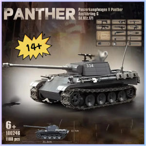Army Series Panther Type-G Tank Building Block Toy Collection Model Children For Christmas And Birthday Gifts Tank model