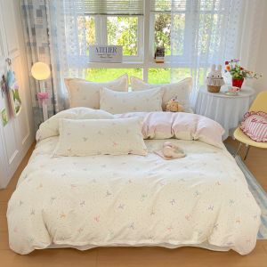 Dansunreve 100% Cotton Quilt Cover Floral/Cartoon Duvet Cover Single/Queen/King Comforter Cover
