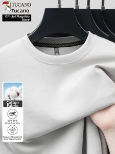 TUCANO | New Spring Autumn Mens Round Neck Slim Fit Large Size T-shirt