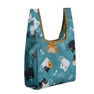 Eco-friendly Bag Small Size Customized Foldable Shopping Bag Customized Japanese Waterproof Bag Supermarket Portable Shopping Bag Hands