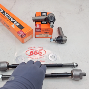 1PAKET LENGKAP TIEROD TIE ROD + RACK END RAK EN TOYOTA KIJANG 7K 1SET PART MOBIL