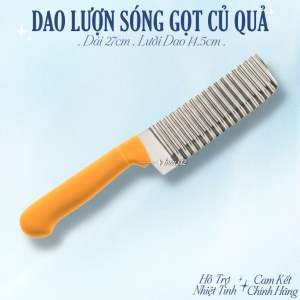 Dao chặn rau củ Penguin / Dao lượn sóng cắt rau củ / Dao trang trí hoa quả.