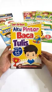 Buku Anak Belajar Membaca / Seri Brilian : Aku Pintar Mengeja / Pintar Baca Tulis / Pintar Membaca / Untuk Usia 4 – 6 Tahun