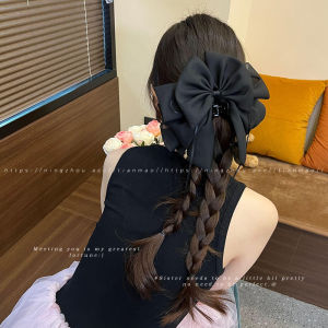 NING ZHOU | Luxury New Design Hair Clip Bow Ribbons For Half Updo And Ponytail