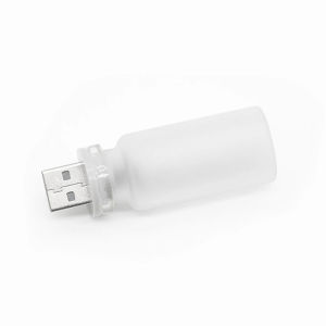 Bóng Đèn LED Ban Đêm USB Có Thể Điều Chỉnh Độ Sáng Nhiều Màu RGBW Với Vỏ Kính Mờ Cảm Biến Cảm Ứng Đèn Đọc Sách Cho Máy Tính Xách Tay Cạnh Giường Ngủ Phòng Ngủ Ô Tô