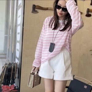 Sun Protection Striped Long Sleeve T-Shirt
