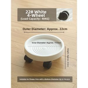 Wheeled Waterproof Tray Pot Base