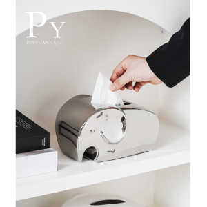 2025 New High-End Simple Ceramic Tissue Box Spring Storage Living Room Luxury Home Use Artistic Feelings Decorative Accessories