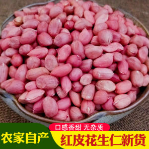 Red Peanut Raw New Goods 1000G Red Peanut Kernel Red Clothes without Shell Raw Farmers Self-Produced Dry Goods