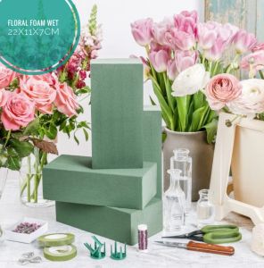 ( 5 pcs ) Floral Foam Wet Busa Bunga Busah Gabus Bunga Basah / Busa Bunga Basah