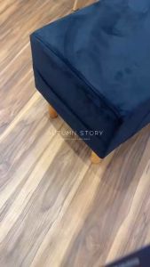 [Ready Stock] Nabucco ST20 Long bench Stool with 2 pocket/ 4 Metal leg