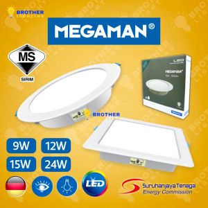 [SIRIM] Megaman LED Downlight Lampu Siling Surface Recessed Ceiling Light (4"/5"/6/8"/9W/12W/15W/24W) CLSV1 DL