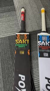Saki Power Edition Coconut Wood Cricket Bat – Tape Ball Cricket Bat