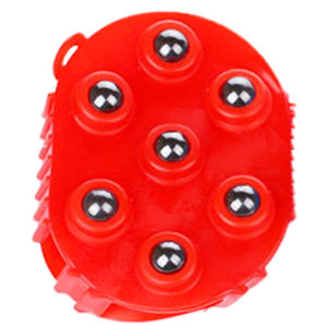 Găng Tay Massage Toàn Thân Bằng Silicon 7 Quả Cầu 360 Độ ° Con Lăn Xoay Để Giảm Đau Cơ Thư Giãn Cổ Chân Lưng Dụng Cụ Massage