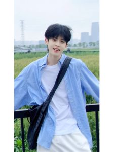 Sky Blue Shirt Coat: A Stylish & Protective Summer Youth Wear Choice