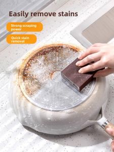 CHAHUA | Heavy-Duty Double-Sided Kitchen Scrub Sponge with Diamond Sand