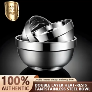 Stainless Steel Mixing Bowl 14cm-28cm Kitchen Basin for Baking Cooking Serving Dishwasher Safe
